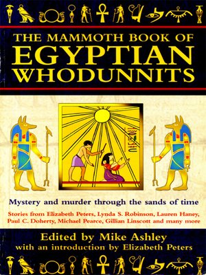 cover image of The Mammoth Book of Egyptian Whodunnits